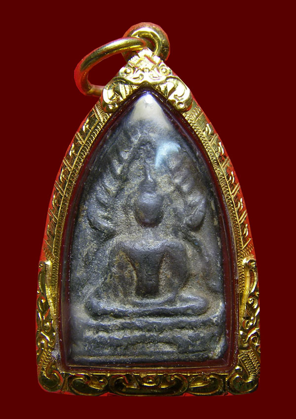 พระชินราช ใบมะยม เนื้อชินเงิน กรุอรัญญิก จ.พิษณุโลก