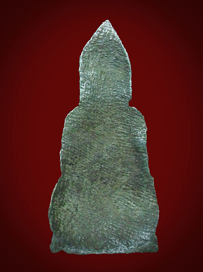 500.- พระหูยาน ขินเงิน หลังลายผ้า ไม่ทราบกรุ เคาะเดยว