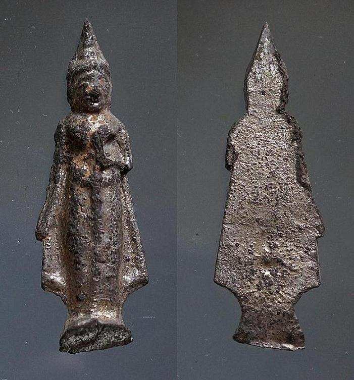 พระกรุเนื้อชินเงินวัดเกาะสัมพันธวงค์6องค์