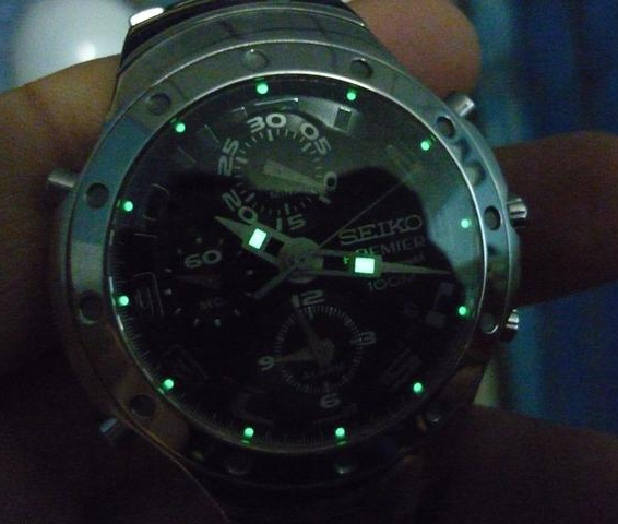 นาฬิกา SEIKO PREMIER ของแท้ CHRONOGRAPH มีปลุก กระจกแซฟไฟร์ คริสตัล