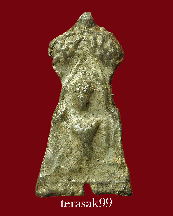 พระซุ้มปรกโพธิ์เล็ก กรุวัดราชบูรณะ เนื้อชินเงิน จ.อยุธยา