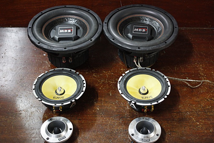 เครื่องเสียงรถยนต์ชุดใหญ่ ครบชุด