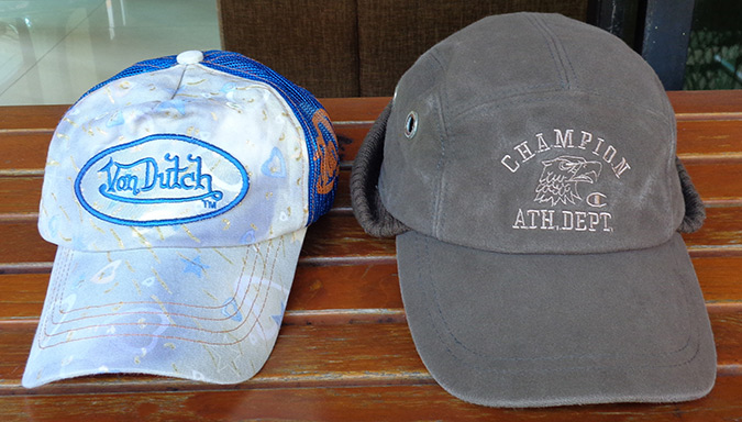หมวกแบรนด์ดัง จัดดู่2ใบ Champion และ Von Dutch สวยมาก