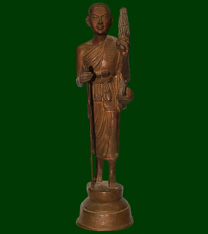 พระบูชาพระสีวลี ขนาด สูง ๑๑ นิ้ว วัดสะอาดนาทม ตําบลลําปาว อําเภอเมืองกาฬสินธุ์ จังหวัดกาฬสินธุ์