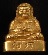 พระสังกจาย์ เนื้อทองคำ รุ่น สก. 5รอบสมเด็จพระราชินี โค๊ตชัด