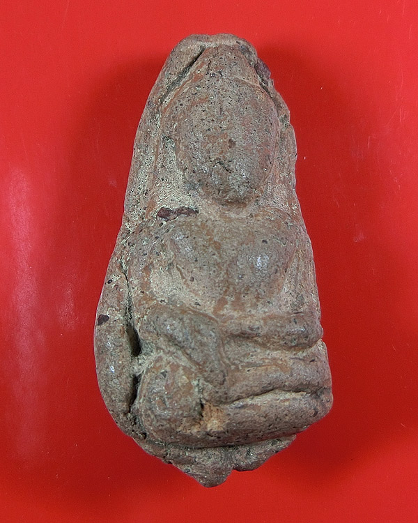 พระกรุ ถ้ำเสือ เนื้อดิน พิมพ์กลาง