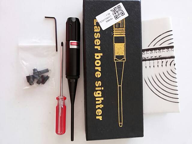 laser bore sighter อุปกรณ์ตั้งศูนย์ปืน เลเซอร์สีเขียว (มือ2)