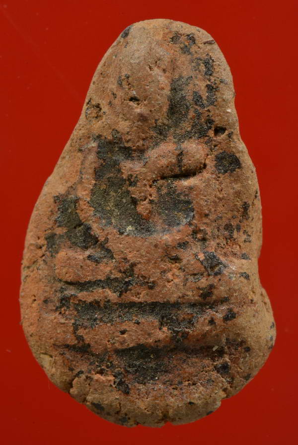 พิมพ์สมาธิ กรุวัดโป่งมะขาม เนื้อดิน สุโขทัย