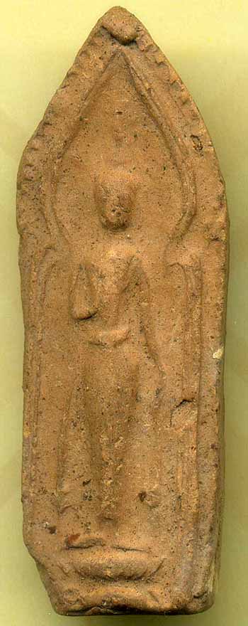 *พระกรุวัดราชนัดดา ปางยืนห้ามญาติ ดินเผา*