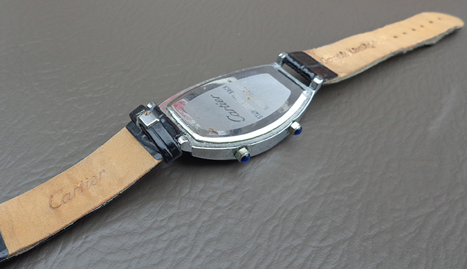 นาฬิกา CARTIER Paris แบบหน้าปัดวงคู่ Dual Time ดีไซน์สวย