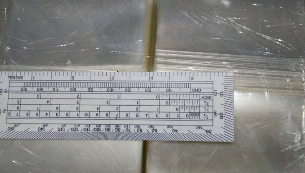 ถุงพลาสติกแก้ว ขนาด 2.5x4 นิ้ว สำหรับใส่เหรียญ น้ำหนัก คร ึ ่ง กก