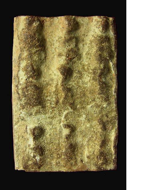 พระแผงนาดูนตัดเก้า กรุพระธาตุนาดูน เนื้อดิน มหาสารคาม+ใบเซอร์สมาคม 