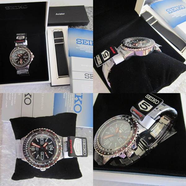 นาฬิกา Seiko 5 Sport รุ่น Aviator Automatic ของแท้ มือ 2