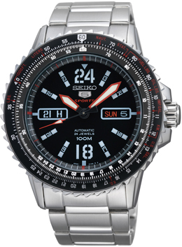 นาฬิกา Seiko 5 Sport รุ่น Aviator Automatic ของแท้ มือ 2