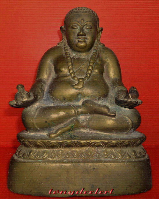 พระสังกัจจายน์บูชา หน้าตัก 4.5 นิ้ว ใต้ฐานดินไทยค่ะ