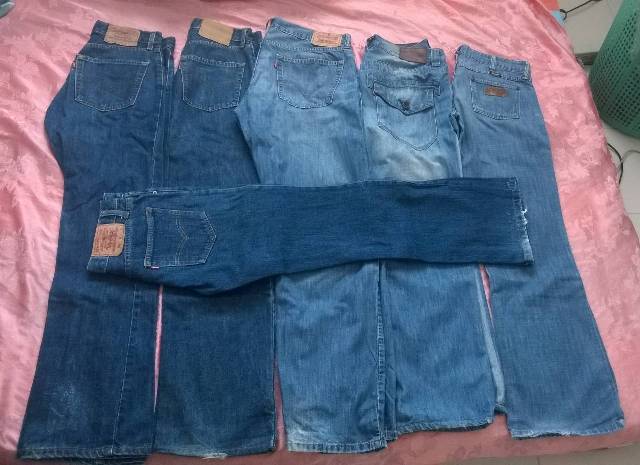 โล๊ะครับกางเกงยีนส์เก่า
