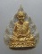 "เคาะเดียว" รูปเหมือนผงใบโพธิ์ ปิดทอง หลวงปู่เหรียญ วัดอรัญญบรรพต จ.หนองคาย