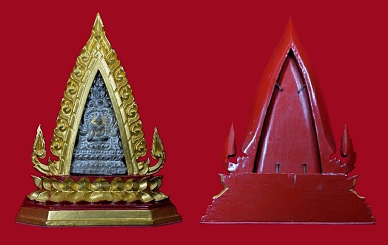 พระซุ้มจิก พิมพ์ใหญ่ เนื้อชินเงิน กรุวัดราชบูรณะ อยุธยา