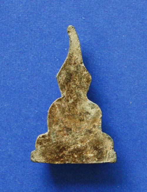 พระท่ากระดาน หลวงพ่อนารถ วัดศรีโลหะฯ พิมพ์เล็ก เนื้อชินสนิมแดง ปี๒๐