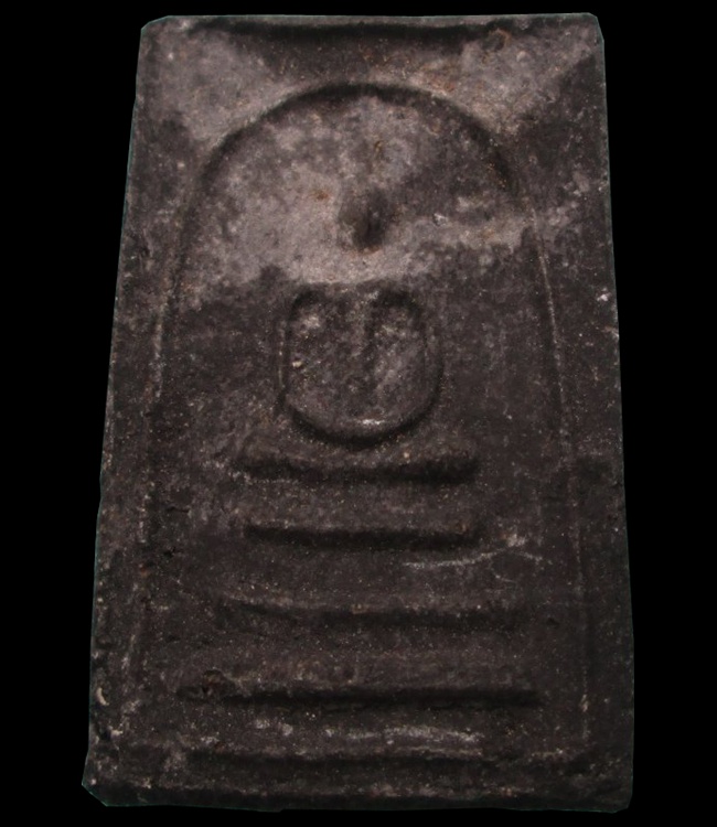 พระสมเด็จยันต์นูน เนื้อดำ วัดศีลขัน ท่านเจ้าคุณนรฯ อธิษฐานจิตปี13 สวยๆครับ เคาะแรกครับ