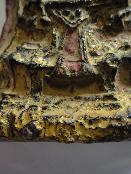 ***วัดใจ ฉลองวัดหยุด*** เคาะแรกแดงที่ 500 บาท โคนสมอปางมารวิชัย เนื้อดินลงรักปิดทอง ล่องชาด สวยๆครับ