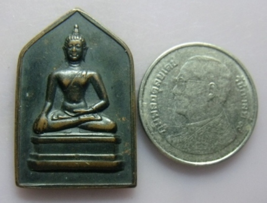**วัดใจ**เหรียญพระพุทธ จอมพล ป.พิบูลสงคราม เนื้อทองแดง ปี ๒๔๙๔**ท่านเจ้าคุณศรีสนธิ์ วัดสุทัศน์เสก