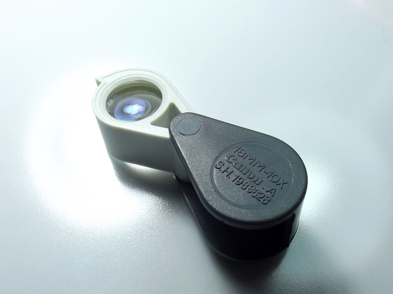 เคาะเดียว2ตัวชุดกล้องCANONเลนส์แก้ว3ชั้นAchromatic Triplet Loupeพร้อมซองหนัง