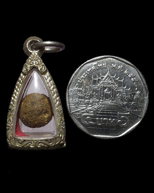 ลูกอมยาฉุน หลวงพ่อสงฆ์ วัดเจ้าฟ้าศาลาลอย จ.ชุมพร พร้อมตลับเงิน