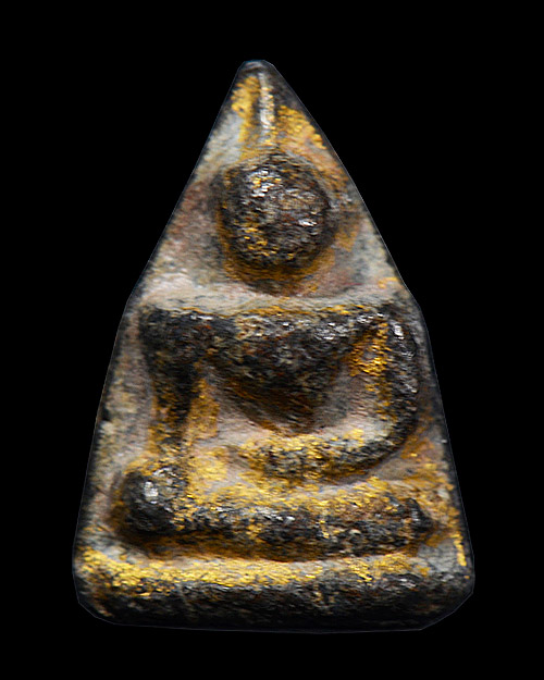 พระกรุ เนื้อชิน ปิดทอง พิมพ์จิ๋ว ไม่ทราบที่ครับ