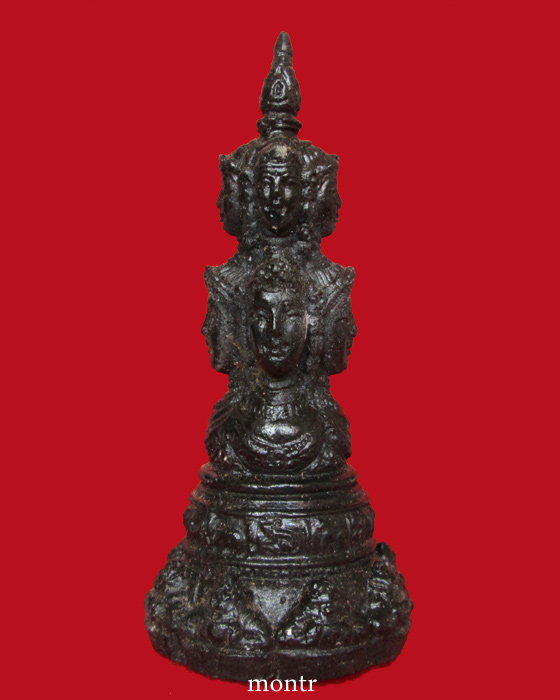 ยอดเสาเศียรองค์พ่อจตุคามรามเทพ รุ่นสองพระธาตุศรีวิชัย