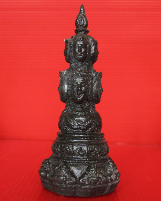 ยอดเสาเศียรองค์พ่อจตุคามรามเทพ รุ่นสองพระธาตุศรีวิชัย