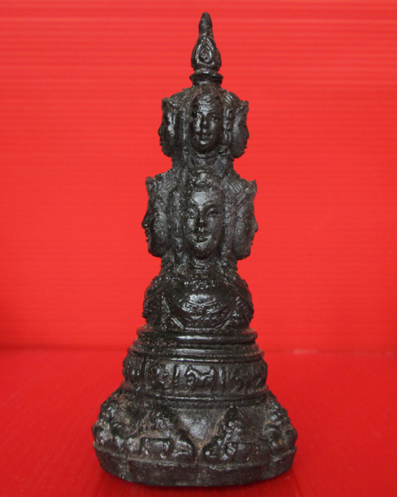 ยอดเสาเศียรองค์พ่อจตุคามรามเทพ รุ่นสองพระธาตุศรีวิชัย