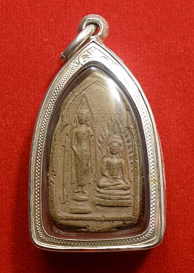 ชินราชหลังพี่น้อง กรุบางยี่หนสุพรรณบุรี(เลียมเงิน)