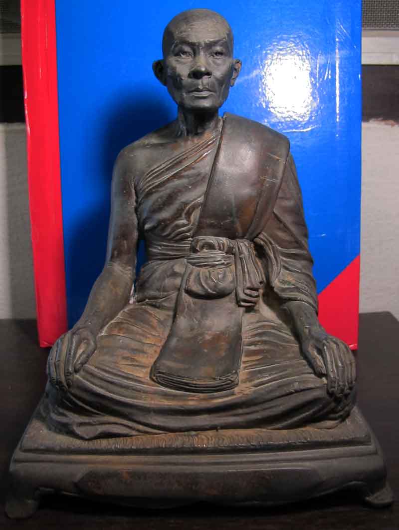 พระบูชา หลวงพ่อคลี่ วัดครุนอก อ.พระประแดง จ.สมุทรปราการ ขนาด 5 นิ้ว