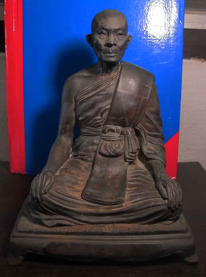 พระบูชา หลวงพ่อคลี่ วัดครุนอก อ.พระประแดง จ.สมุทรปราการ ขนาด 5 นิ้ว