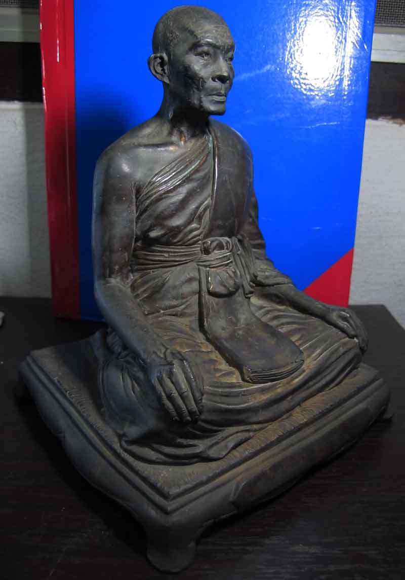 พระบูชา หลวงพ่อคลี่ วัดครุนอก อ.พระประแดง จ.สมุทรปราการ ขนาด 5 นิ้ว