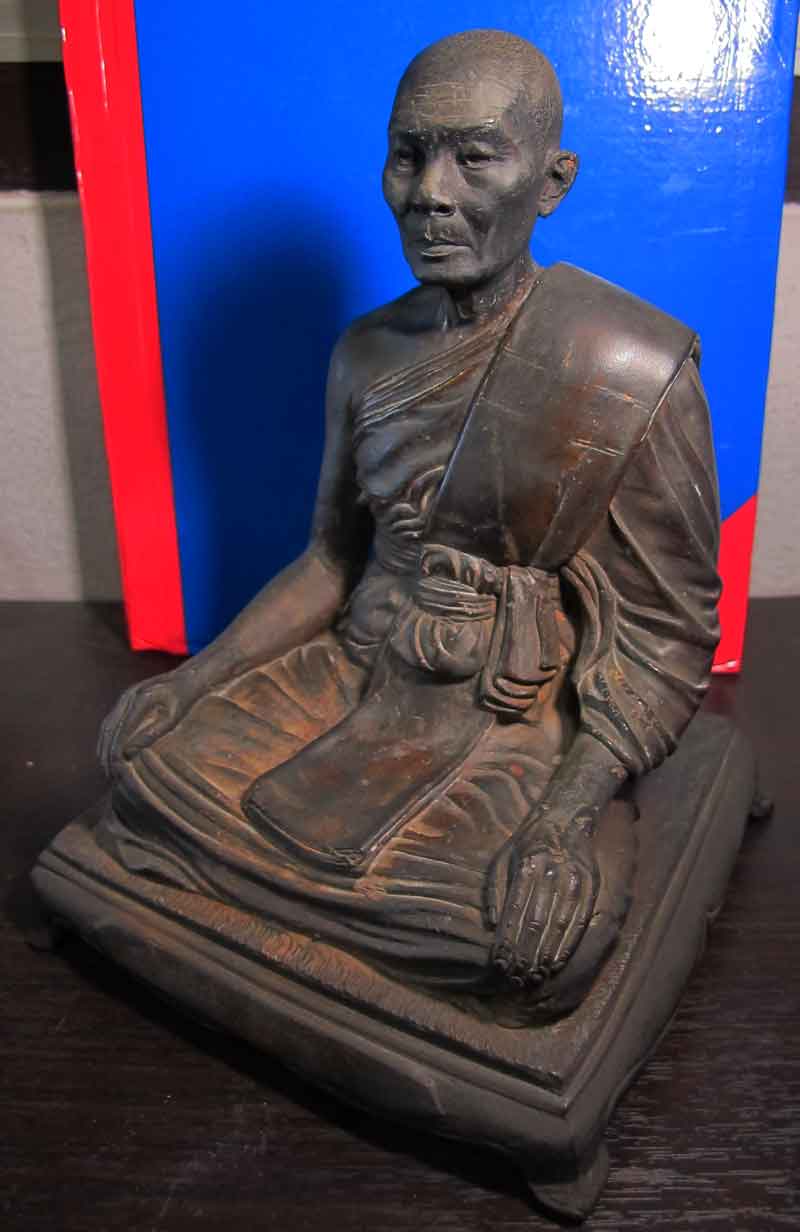 พระบูชา หลวงพ่อคลี่ วัดครุนอก อ.พระประแดง จ.สมุทรปราการ ขนาด 5 นิ้ว