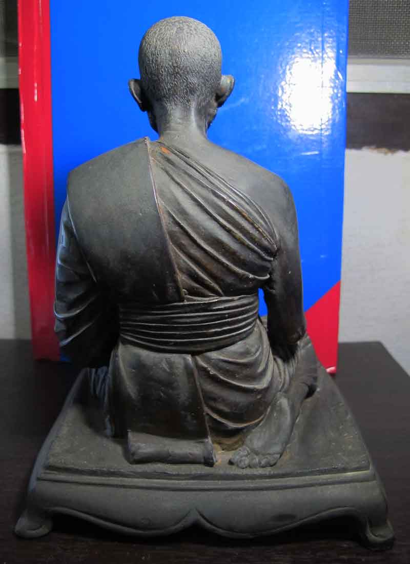 พระบูชา หลวงพ่อคลี่ วัดครุนอก อ.พระประแดง จ.สมุทรปราการ ขนาด 5 นิ้ว