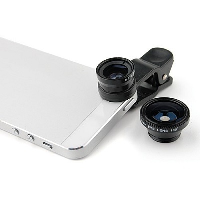 Universal Clip Lens 3 in 1 - Black