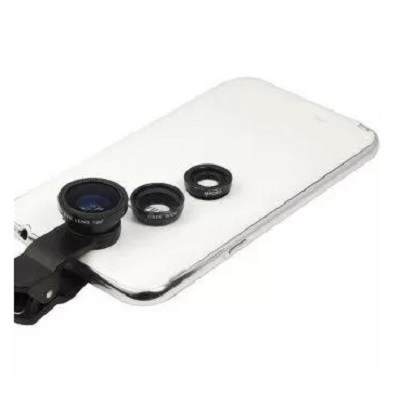 Universal Clip Lens 3 in 1 - Black