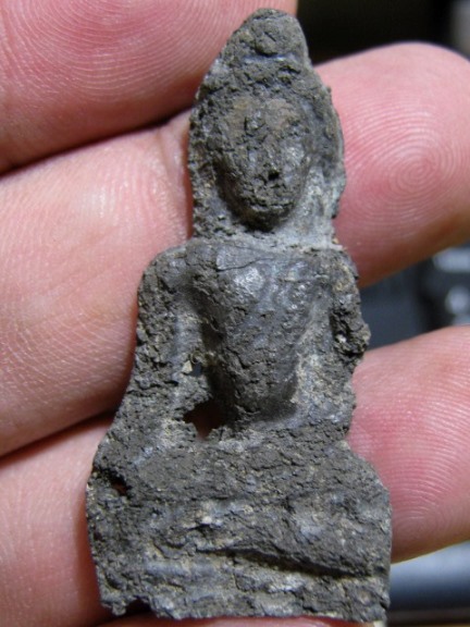 พระอู่ทอง เนื้อชินเงิน กรุวังพาน จ.กำแพงเพชร มาพร้อมบัตรรับรองความแท้