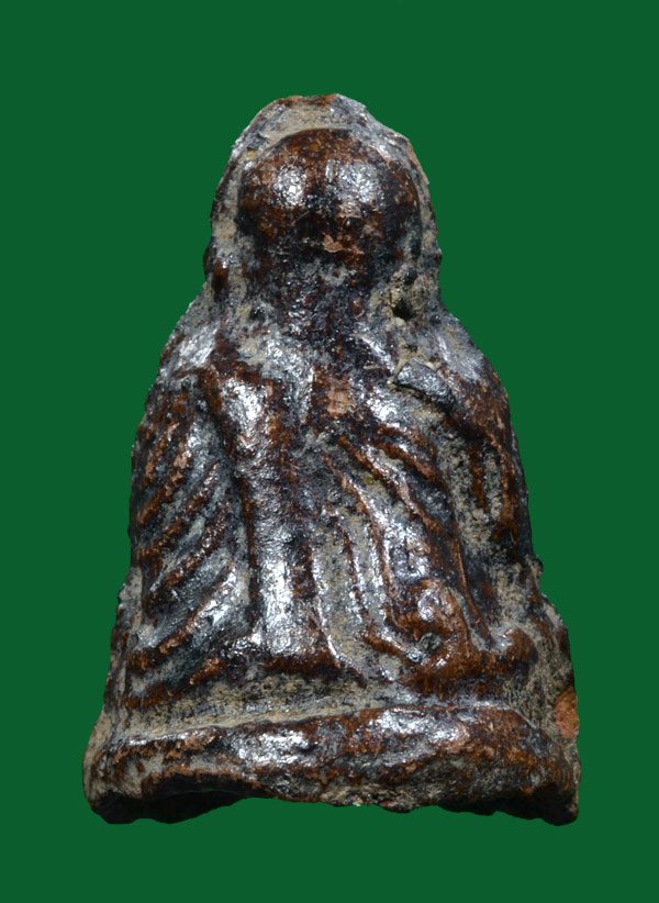 หลวงพ่อเงิน วัดบางคลาน เนื้อดินชุบรัก