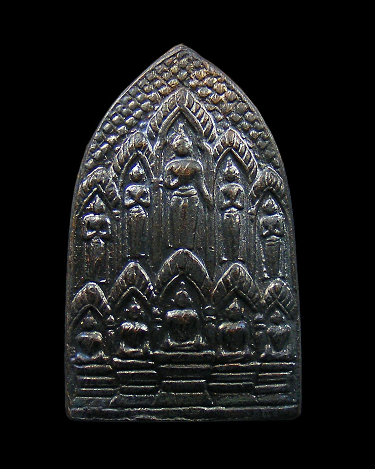 หลวงพ่อเงินสิบทัศน์ (พิมพ์เล็ก) พ.ศ. ๒๕๑๒ วัดดอนยายหอม จ.นครปฐม 