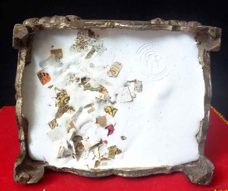 พระบูชาหลวงพ่อเดิม วัดหนองโพ รุ่นช้างคู่บารมี เนื้อทองเหลืองรมมันปู ขนาดหน้าตัก 5 นิ้ว+กล่องเดิม พุท