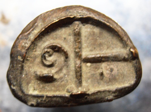 สังกัจจายหลวงพ่อเงิน ออกวัดป่ามะไฟปี2460สวยๆมีกริ่งครับ