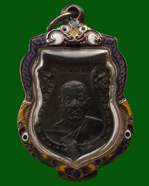 ปี 2512 เหรียญเสมาหน้าเลื่อนวัดเกาะเสือ หลวงพ่อเงิน จนทสุวณโณ วัดดอนยายหอม จ.นครปฐ