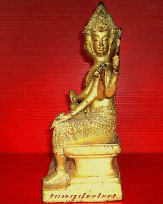 รูปหล่อบูชาพระพรหม ยุคเก่า หน้าตัก 5 นิ้ว สวยมากค่ะ