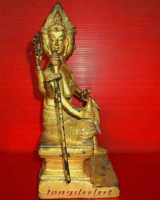 รูปหล่อบูชาพระพรหม ยุคเก่า หน้าตัก 5 นิ้ว สวยมากค่ะ