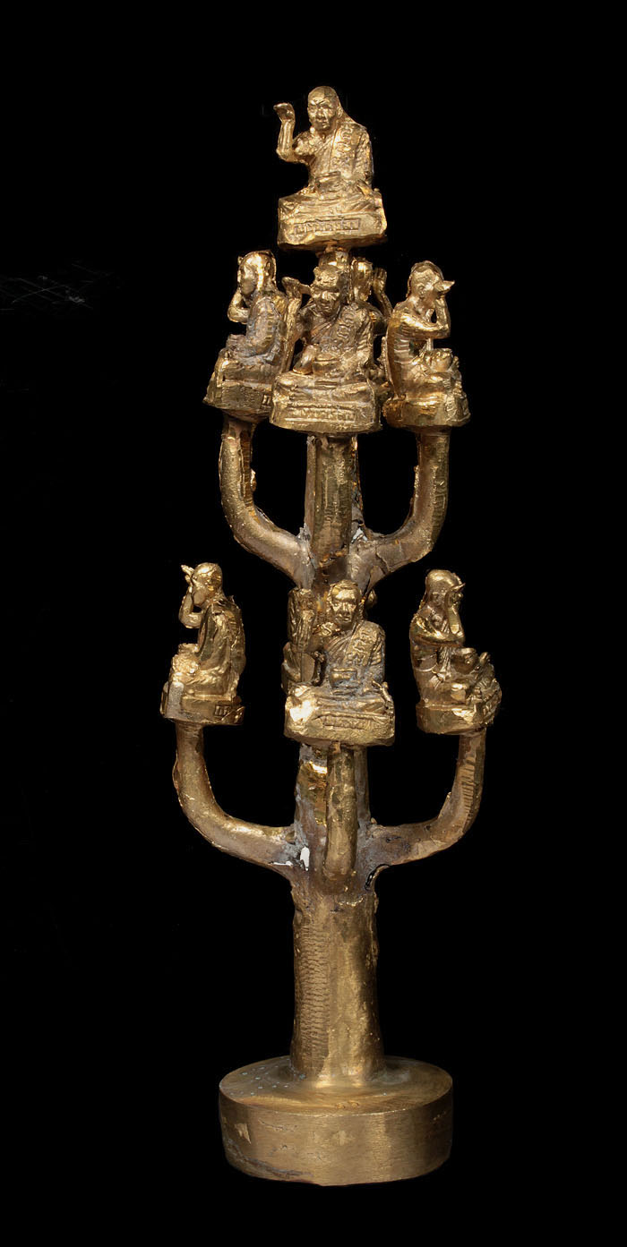 + พระบูชาพิมพ์ช่อ ๙ พ่อท่านเอื้อม วัดบางเนียน รุ่น ๑ พิมพ์พุทธกวัก สร้างน้อย หายาก +