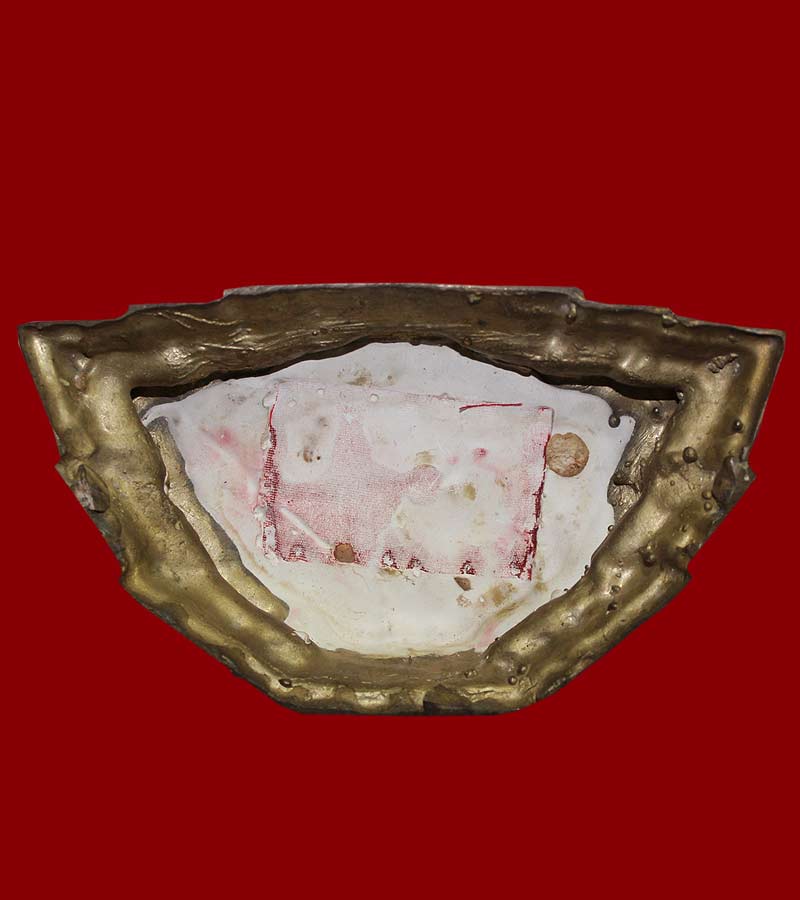 หลวงพ่อชัยมงคล  ขนาดหน้าตัก ๕ นิ้ว สูง ๑๐ นิ้ว วัดเขาดิน จ.ประจวบคีรีขันธ์  พ.ศ. 2528